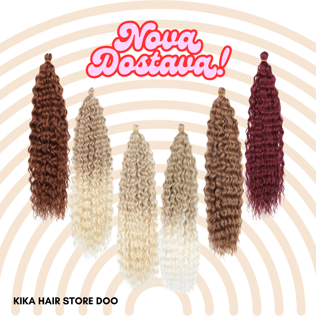 KIKA HAIR STORE - EKSTENZIJE ZA NADOGRADNJE, AFROLOKNE, AFROTALASI 100% KANEKALON - ARIEL - BRAZIL